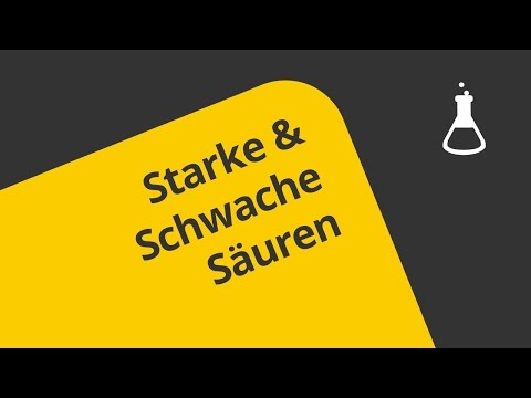 Chemie: Säurestärke und pKs-Wert | Chemie | Allgemeine und anorganische Chemie