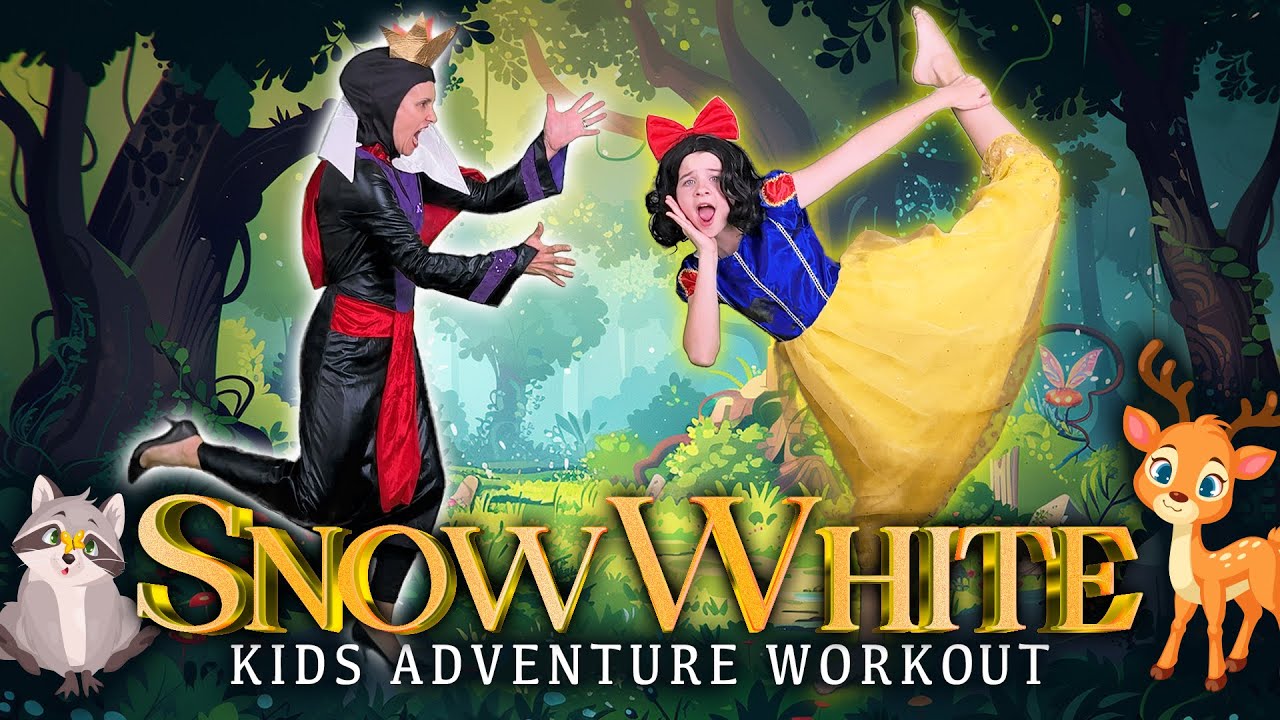 Can Snow White Outsmart the Queen? (KIDS ADVENTURE WORKOUT!)