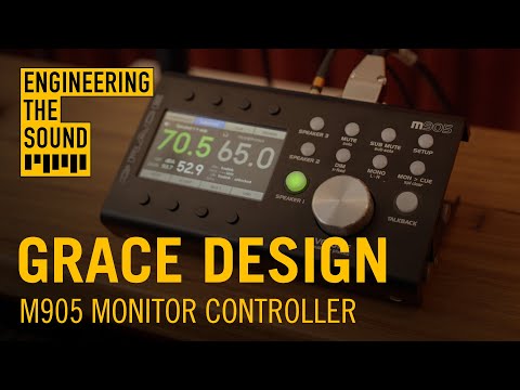 Grace Design m905 Stereo Monitor Controller 2010s - Silver image 6