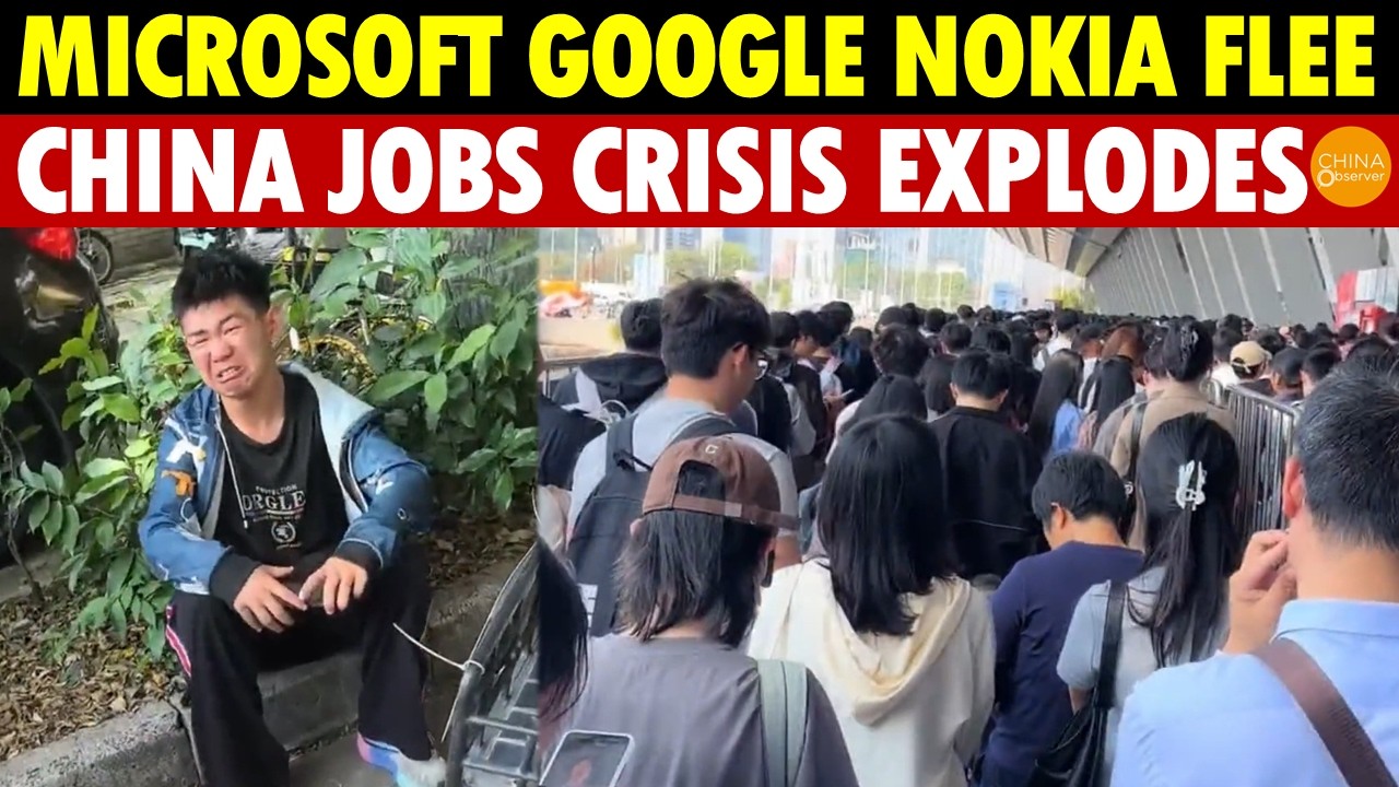 Microsoft, Google, Nokia Leave China: Jobs Crisis Leaves Workers Begging