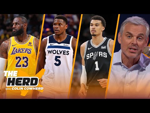Why LeBron will remain a Laker, is Anthony Edwards, Wemby the next face of the league? | THE HERD