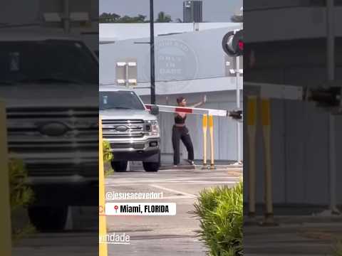 Brightline train collides with pickup truck in Miami Florida on NE 1st Ave