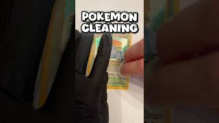 Pokemon Card Cleaning! #pokemon #pokemoncards #pokemontcg #pokemoncommunity