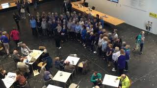 Duende Voices &amp; Loadsaweeminsinging Dignity (Deacon Blue) live at the V&amp;A museum in Dundee 18/06/19