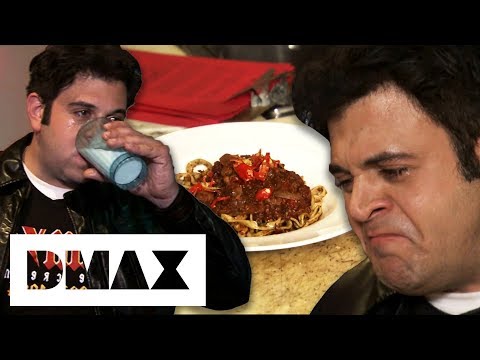 Adam Has A Hell Of A Night With This Ghost Chilli Ragu Sauce | Man V Food