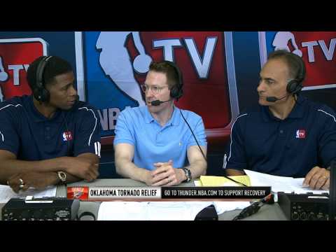 NBA Cares: Sam Presti presents the  #OKCSTRONG Jerseys