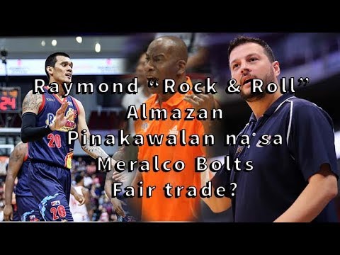 Raymond Rock and Roll Alamazan Sent to Meralco Bolts
