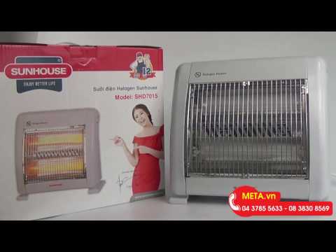 Giới thiệu máy sưởi điện halogen Sunhouse SHD7015