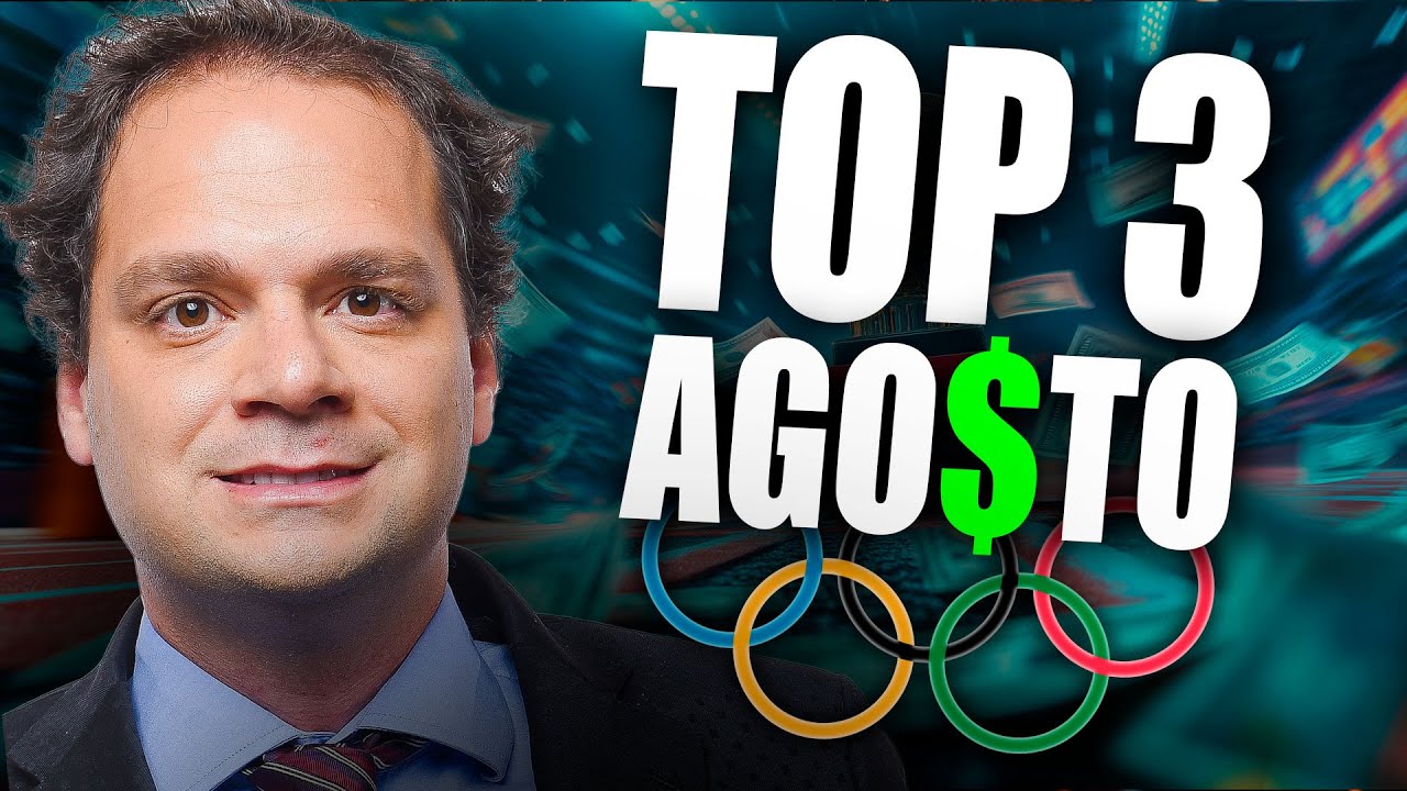 TOP 3 AÇÕES PARA INVESTIR EM AGOSTO!