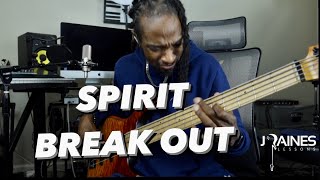 Spirit Break Out by William McDowell featuring Trinity Anderson BASS COVER