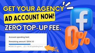 Introducing: Agency Ad accounts | No Top up Fees