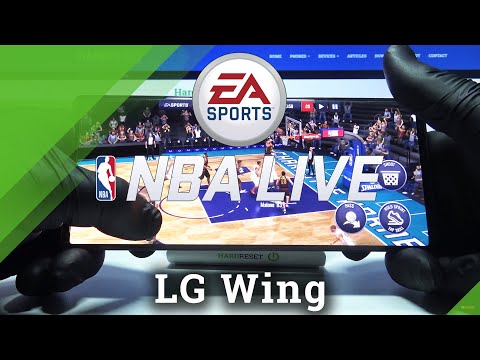 NBA Mobile on LG Wing – High Graphics Test