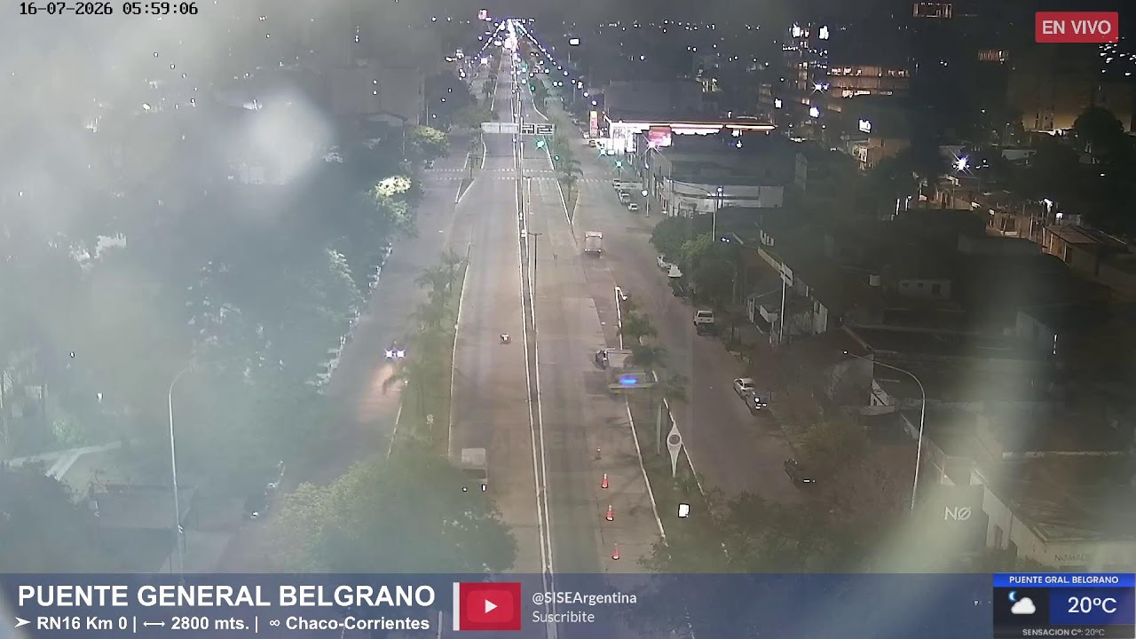 Live webcam view of General Belgrano Bridge Live