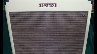 Video thumbnail for Roland Blues Cube 30 Demonstration (Original not reissue) by danstune