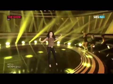 kpop girl group Kroea Song SBS The Show HYUNA Red Dance & Singing