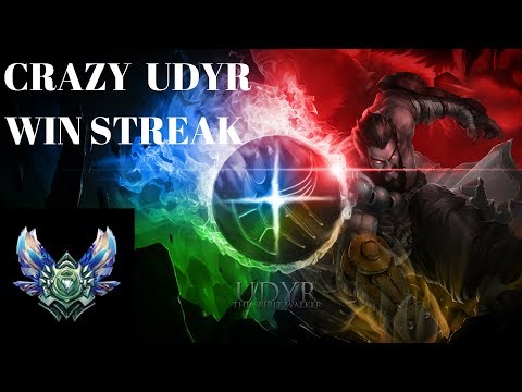Crazy 9 Game Winning Streak Udyr Montage - Climb To Diamond | We Are The Meta