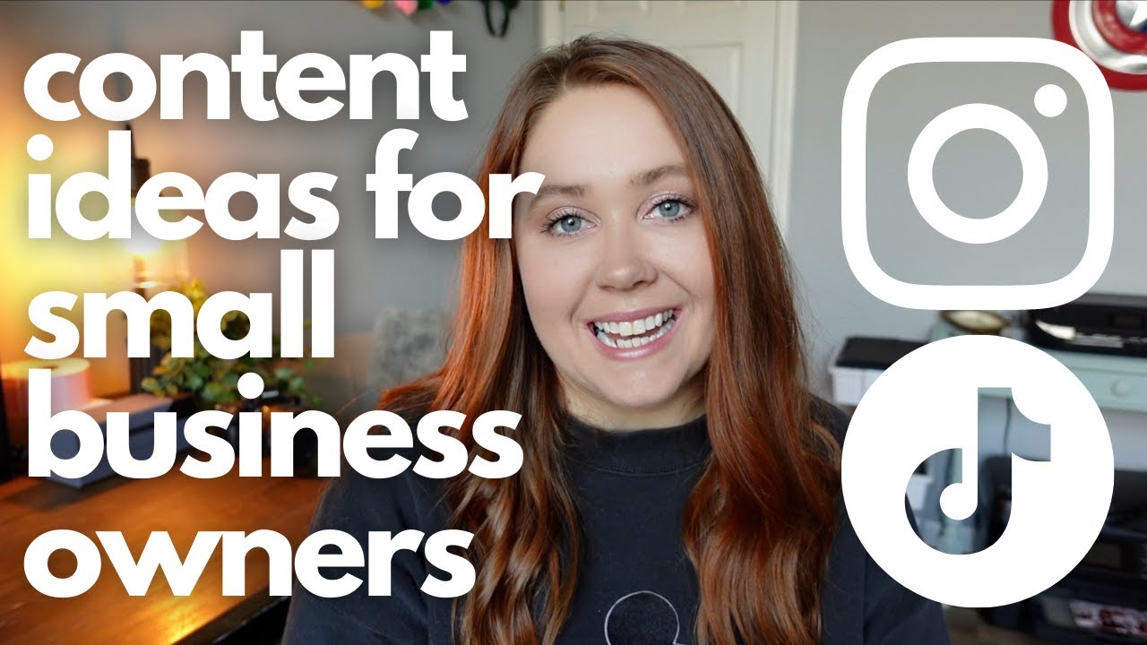 content ideas for small business owners // one month of social media posts for small business owners