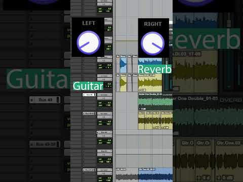 Guitar mixing trick for space and cleaner mixes