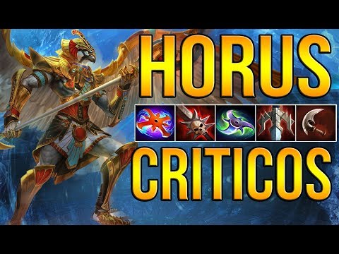 SMITE | HORUS, FULL CRITICOS | ESTA BUILD ES PARA REÍR :V