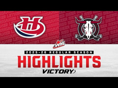 Lethbridge Hurricanes at Red Deer Rebels 01/17 | WHL Highlights 2025-26