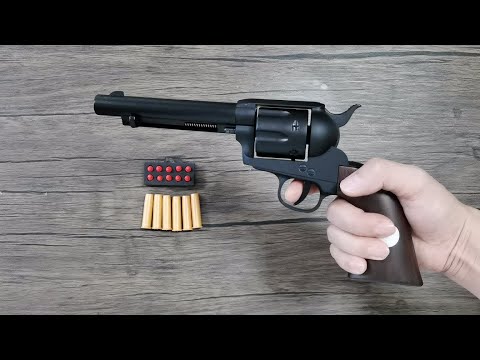 1873 Colt Single Action Army Revolver Toy Review 2023 - Soft Bullet Toy Gun