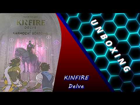 KINFIRE delve unboxing, Álomszövő fészke, Kőszív laboratóriuma, Kárhozat börtöne - Painting and Game