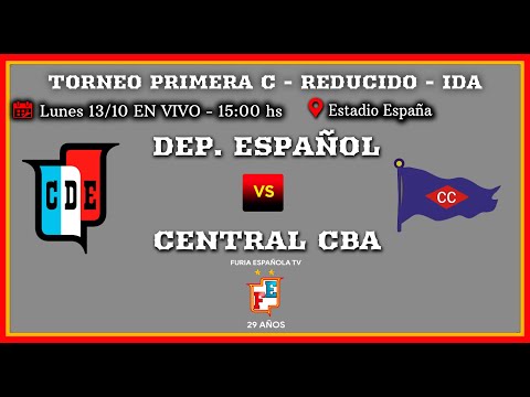 Dep. Español  vs. Central Córdoba en VIVO - Torneo Primera C 2025 - IDA
