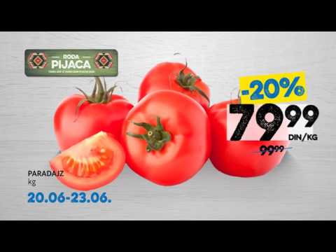 RODA: sveže i povoljno na našoj pijaci 20. - 23.06.2016.