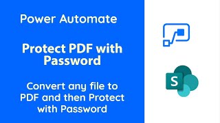 PowerAutomate - Protect PDF with Password
