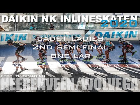 Cadet Ladies 2nd Semi Final One Lap Daikin NK Inlineskaten 2020