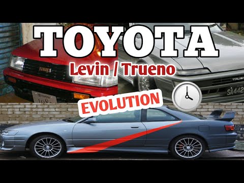 Toyota Levin/Sprinter Trueno History / Evolution 1972 - 2000