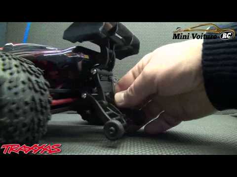How to : 1/16 traxxas wheelie bar 1:16 e revo summit slash and effect on driving (english)