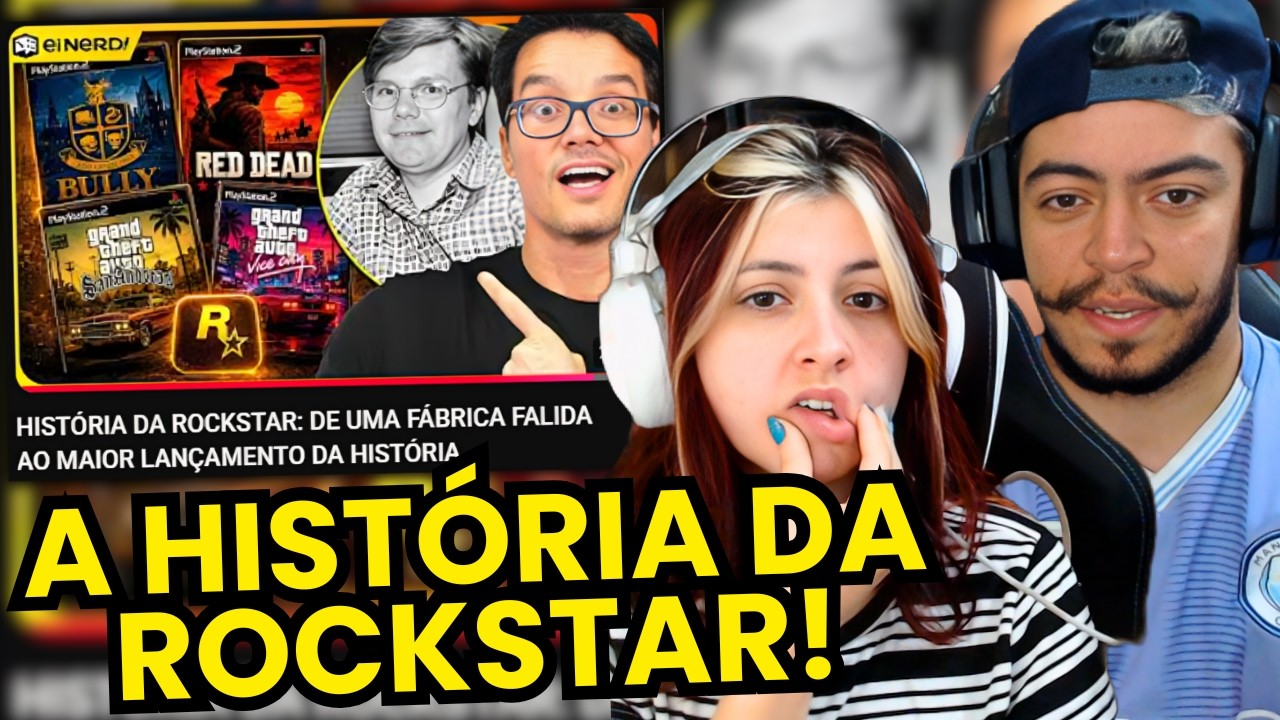 GTA 6 HISTÓRIA DA ROCKSTAR: DE UMA FÁBRICA FALIDA AO MAIOR LANÇAMENTO DA HISTÓRIA | react