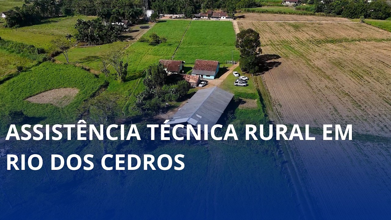 Assistência técnica rural ajuda agricultores de Rio dos Cedros