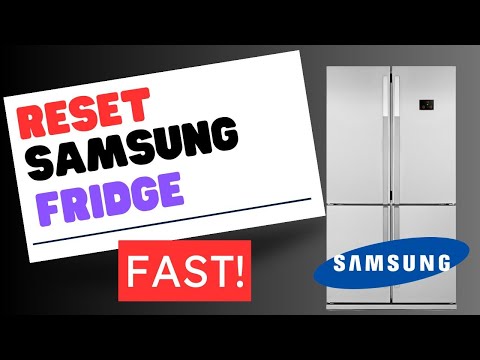 Reset A Samsung Fridge FAST