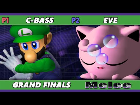 S@X 495 GRAND FINALS - eve (Jigglypuff) Vs. C-Bass [L] (Luigi) Smash Melee - SSBM