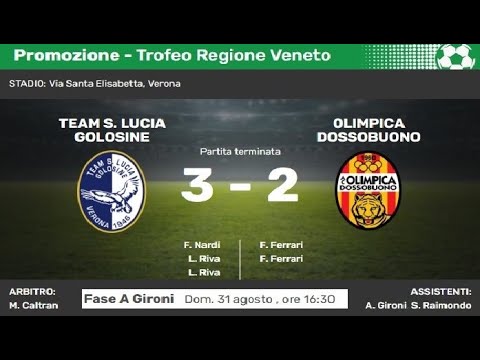 Torneo Regionale Veneto. Girone 2 - Gara 1.  Team S.Lucia Golosine -Olimpica Dossobuono