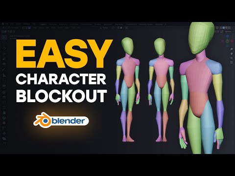 How To Blockout Your 3D Characters in Blender