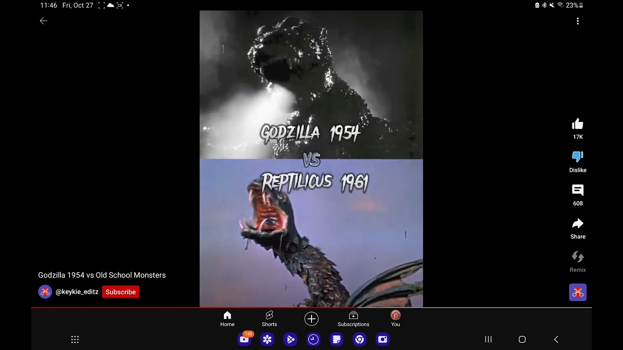 godzilla 1954 vs old school monsters