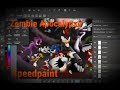 Happy Halloween/ Sonic Zombie Apukalypse speedpaint