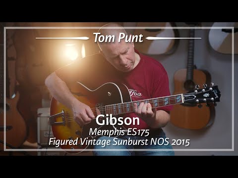 Gibson Memphis ES175 Figured Vintage Sunburst NOS 2015 played by Tom Punt | Demo