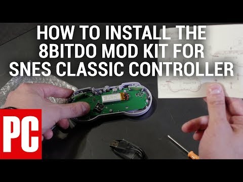 How to Iinstall the 8Bitdo Mod Kit for SNES Classic Controller
