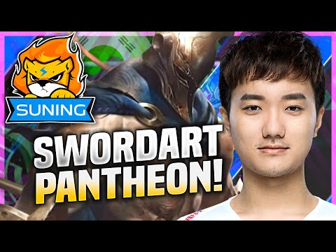SWORDART DOMINATING PANTHEON! - SN Swordart Plays Pantheon Sup vs Tahm Kench! | KR SoloQ Patch 10.22