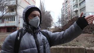 У Харкові через прориви труб з’явились крижані дерева