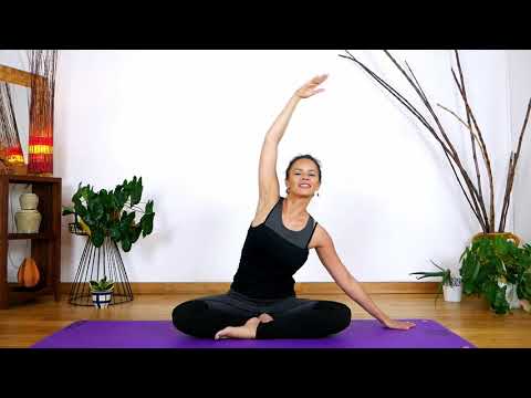 Cours complet de hatha yoga débutant - ma routine yoga du matin pour réveiller le corps en douceur