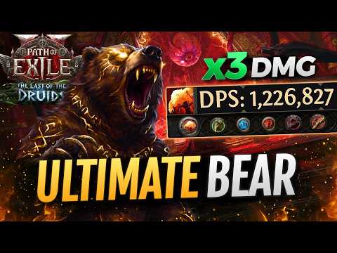 [PoE 2] ULTIMATE POWER! - My STRONGEST Bear Druid Build Guide for Shaman - Path of Exile 2 0.4