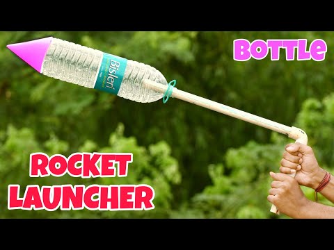 Homemade Powerful Bottle Rocket Launcher - Simple Bottle Rocket