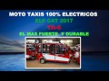 MOTO TAXI ELECTRICO ELFi MOTORS TA 6 EL MEJOR