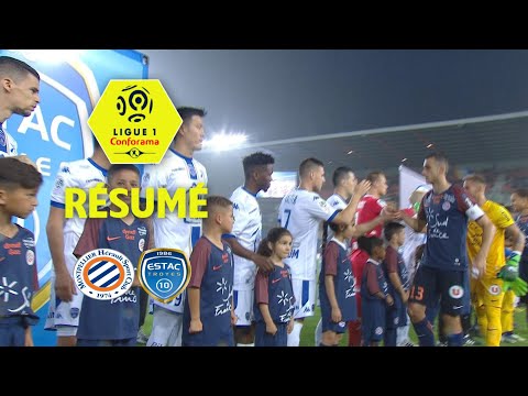 Montpellier Hérault SC - ESTAC Troyes ( 1-1 ) - Résumé - (MHSC - ESTAC) / 2017-18