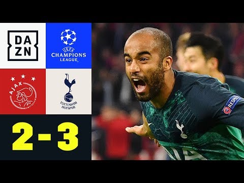 90+6! Lucas Moura schockt Ajax: Ajax Amsterdam - Tottenham Hotspur 2:3 | Champions League | DAZN
